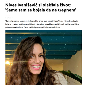 Nives Ivanišević si olakšala život (Story.hr)